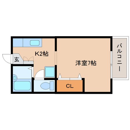 静岡駅 バス15分  小鹿公民館前下車：停歩7分 1階の物件間取画像